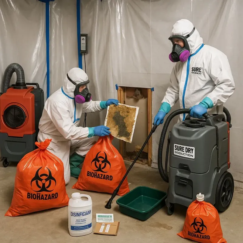 Contaminated Water Handling Protocols process in Delcambre, LA