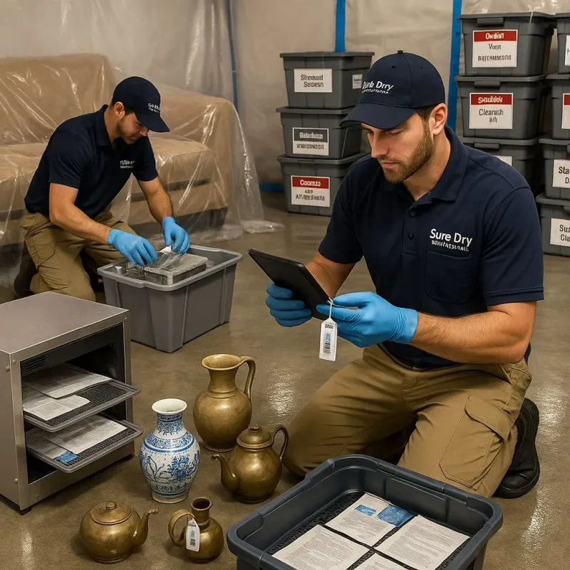 Content Protection and Restoration process in Delcambre, LA
