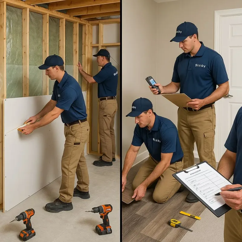 Repairs and Reconstruction process in Delcambre, LA